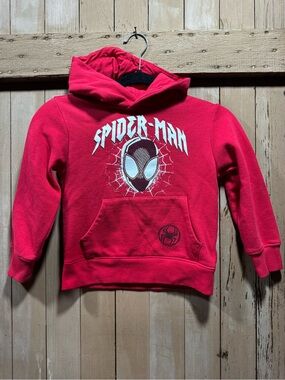 Marvel Red Spider-Man Kids Hoodie with Graphic